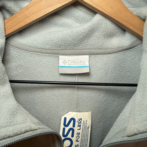 Columbia Men's Bowen Lake Softshell Full Zip Jacket Light Grey Size Large - Picture 4 of 7